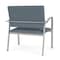Lesro Newport Bariatric Chair Metal Frame, Silver, RF Serene Upholstery NP1401 - alternate 2